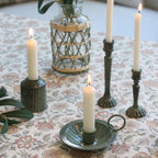 Green Chamberstick Holder